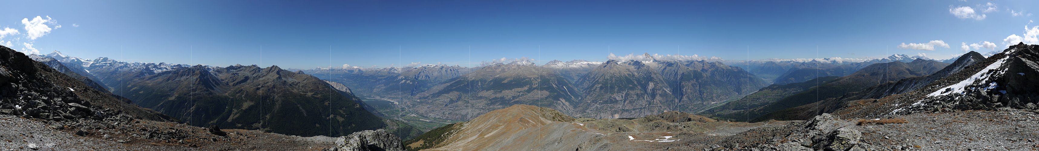 P008566: Gipfelpanorama Ergischalphorn (Ausgstbordregion)