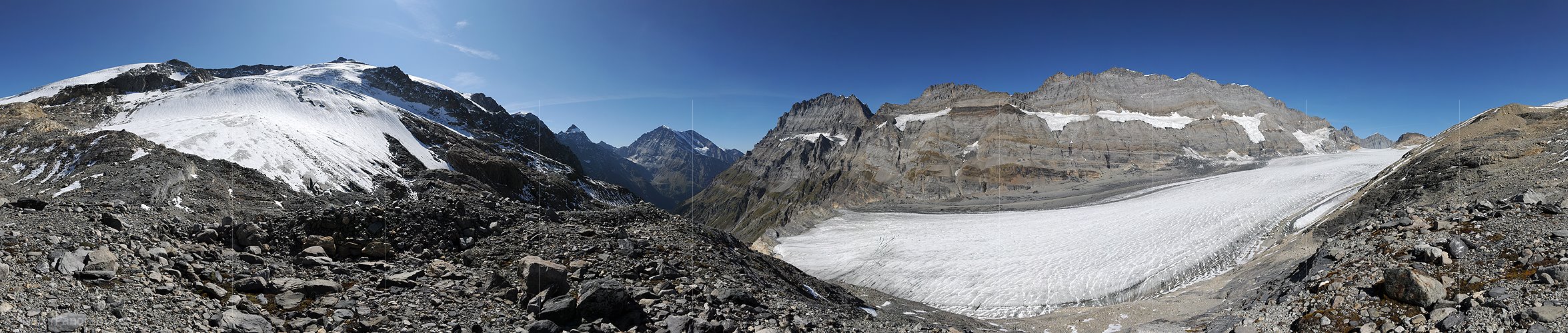 P008625: Panoramabild Kanderfirn und Blüemlisalp