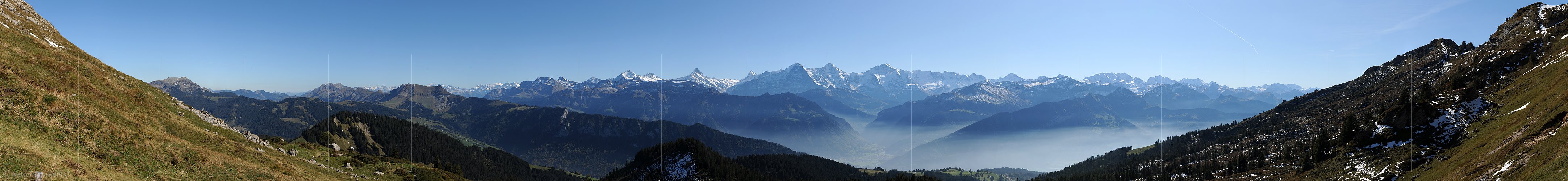P008670: Panoramabild Berner Alpen vom Gemmenalphorn (Berner Oberland)