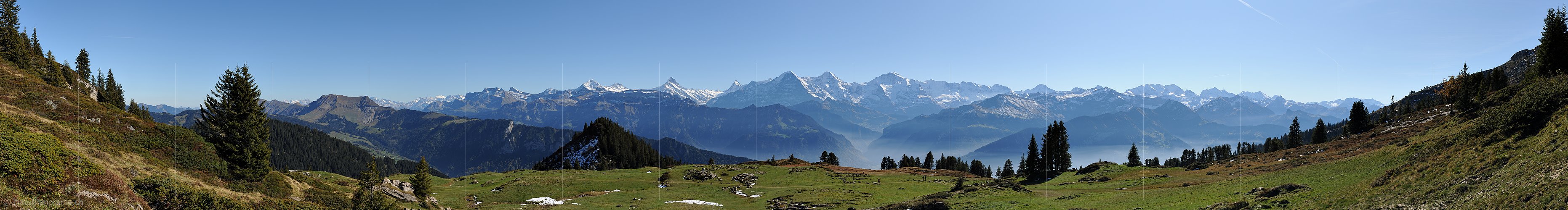 P008671: Panoramabild Berner Alpen vom Gemmenalphorn (Berner Oberland)