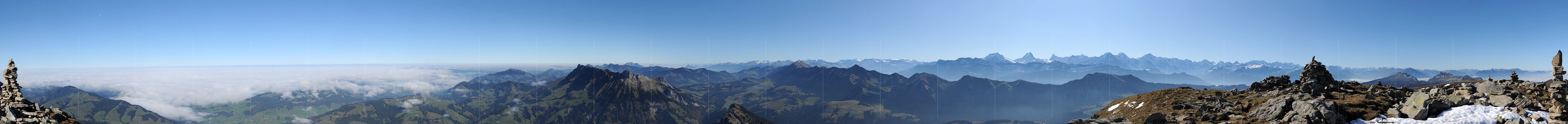 P008681: Gipfelpanorama Hohgant (Furggengütsch, Berner Oberland)