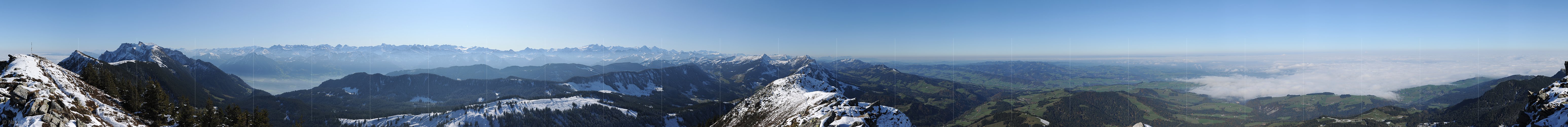 P008705: Gipfelpanorama Stäfeliflue (Pilatus, Zentralschweiz)