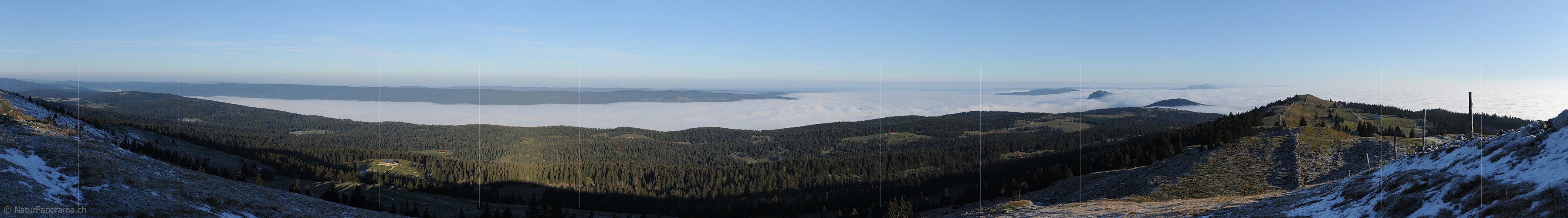 P008729: Panoramabild Nebelmeer über dem Vallée de Joux
