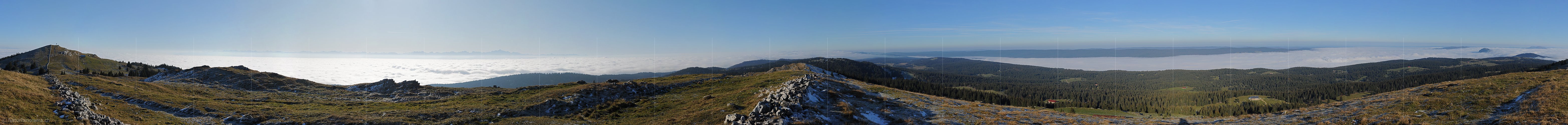 P008734: 360° Gipfelpanorama Mont Tendre