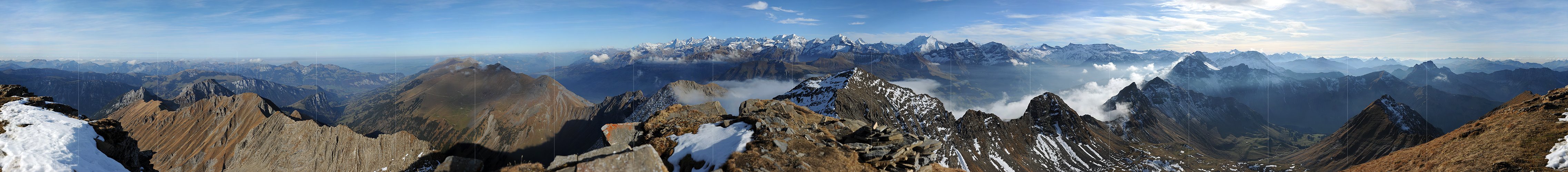 P008753: Gigapixel Gipfelpanorama Männliflue (Berner Voralpen)