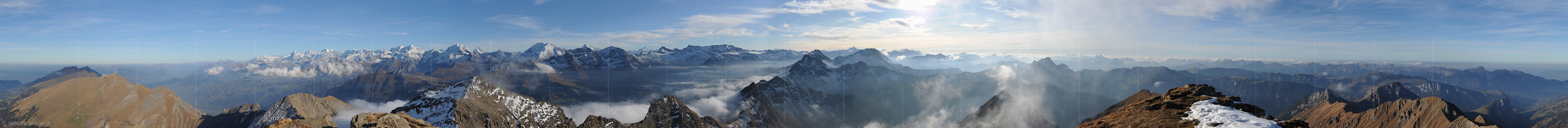 P008756: Gipfelpanorama Männliflue (Diemtigtal)