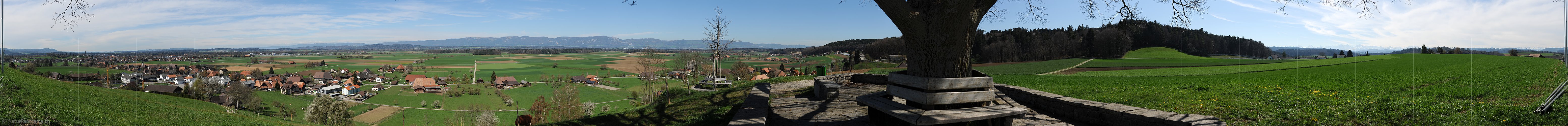 P009345: Panoramabild Berner Mittelland (Flachland)