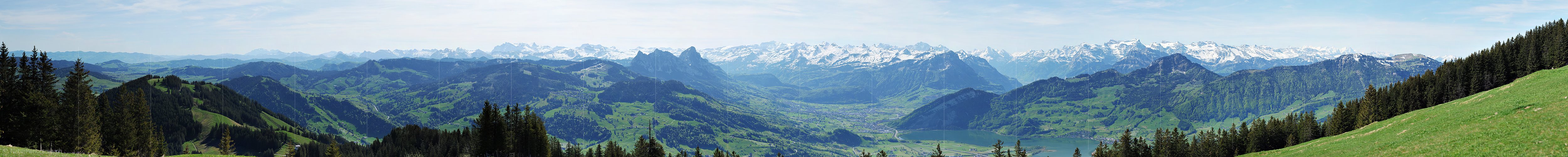 P009748a: Gigapixelpanorama der Zentralschweizer Alpen