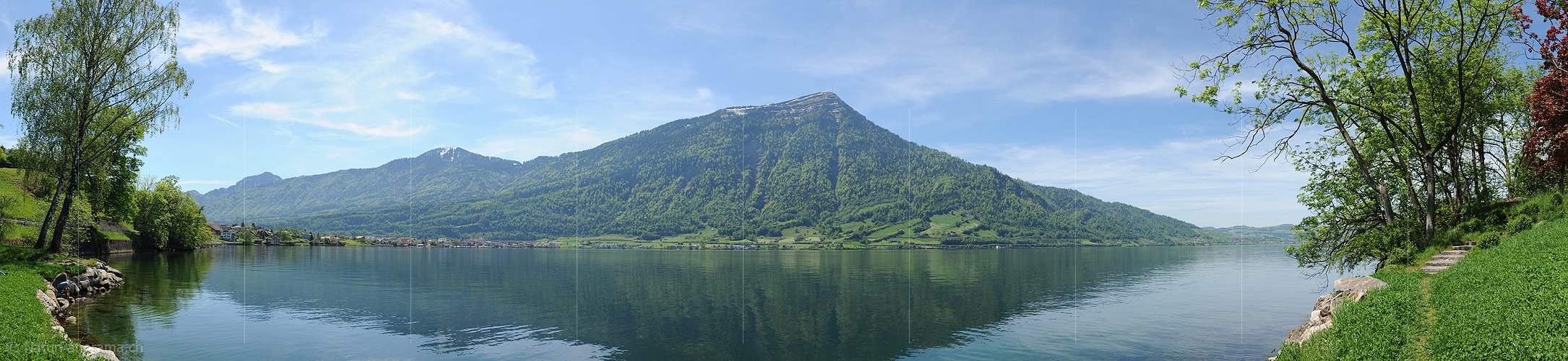 P009758: Panoramafoto Rigi und Zugersee