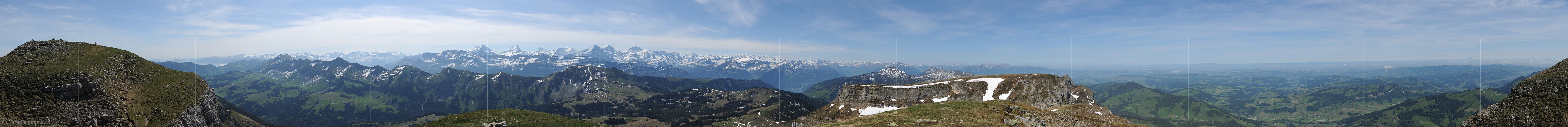 P009863: Gipfelpanorama Hohgant / Furggengütsch Vorgipfel
