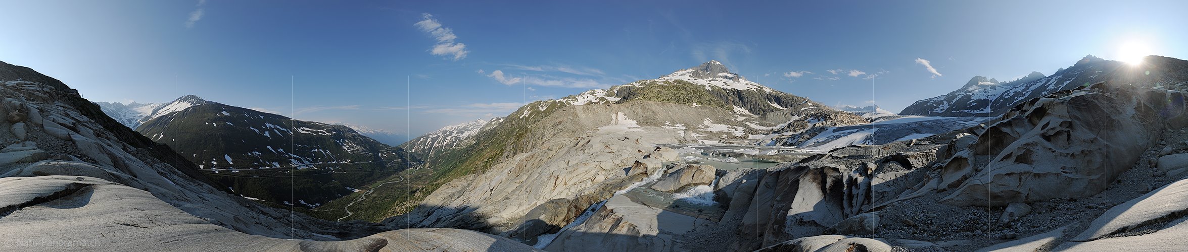 P009941: 360° Panoramafoto Rhonegletscher (Stand 6.2012)
