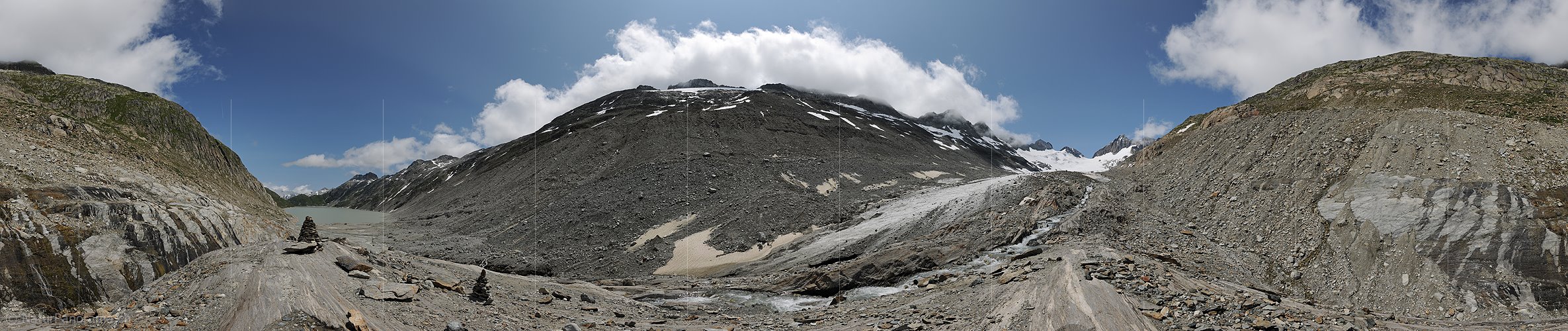 P010152: 360° Panoramafoto Oberaargletscher (Stand 7.2012)