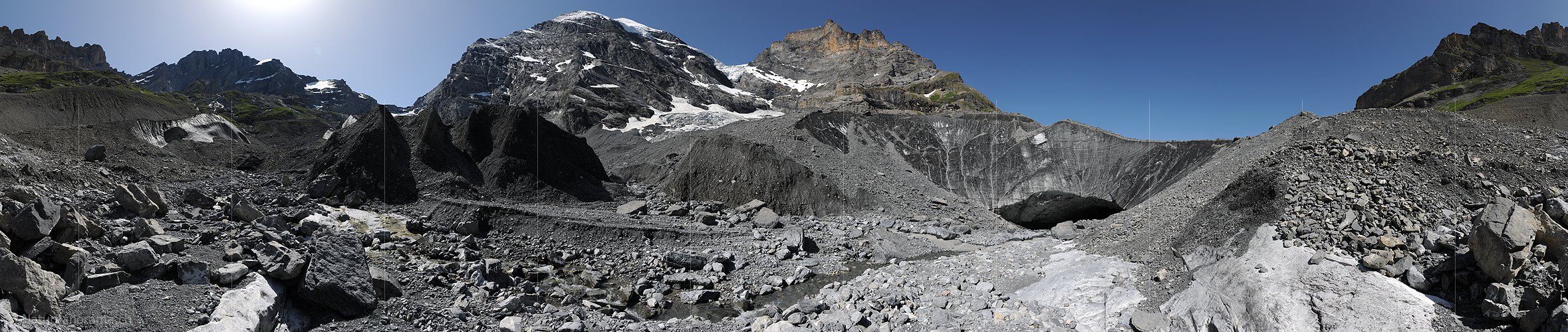 P010191: 360° Panoramabild Gamchigletscher