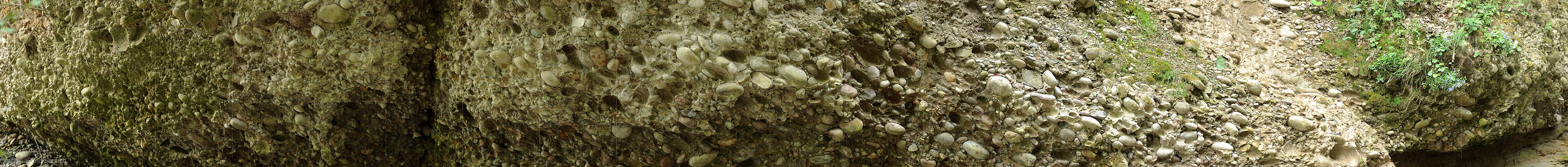 P010221: Panorama Nagelfluh (Konglomerat)