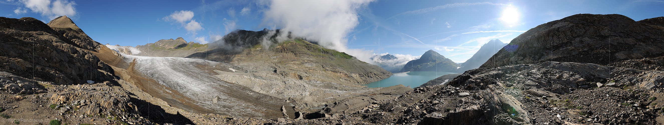 P010371: 360° Panoramabild Griesgletscher (Stand 8.2012)