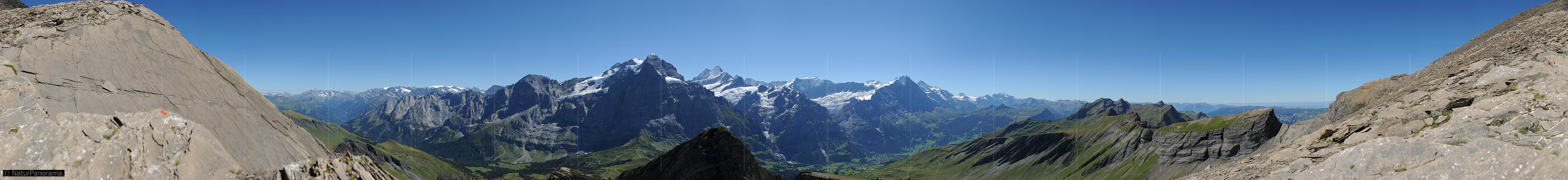 P010490: Gigapixel Panorama Berner Alpen vom Schwarzhorn (Jungfrauregion)
