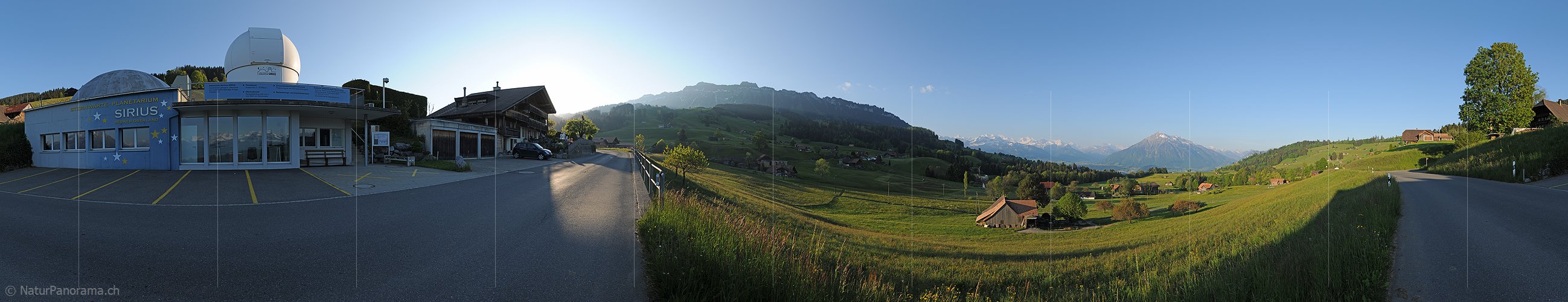 P012781: 360° Panorama Sternwarte Planetarium SIRIUS Schwanden bei Sigriswil