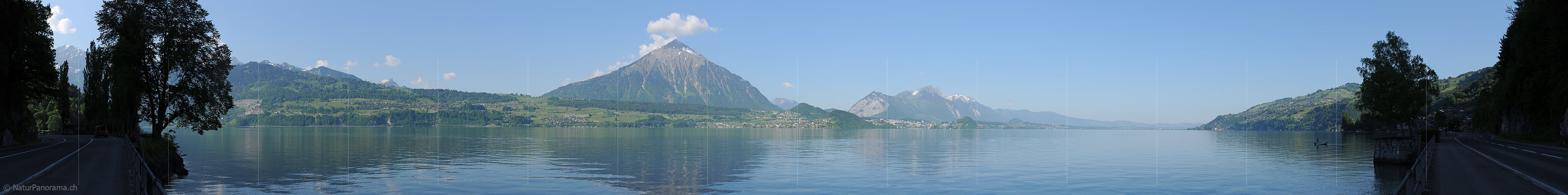 P012794: Panorama Thunersee bei Merligen