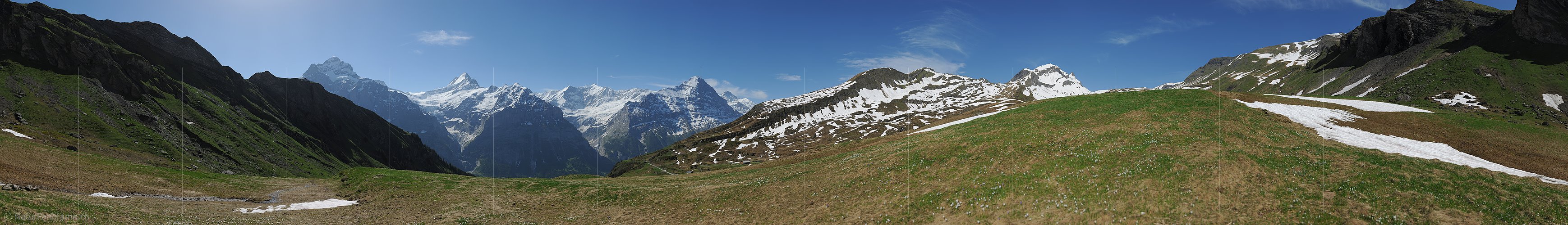 P012923: 360° Gigapixelpanorama der Berner Alpen bei Grindelwald