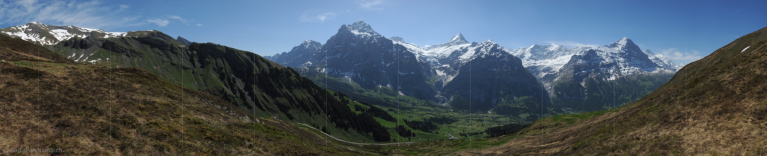 P012927: Gigapixel-Panorama der Alpengipfel um Grindelwald