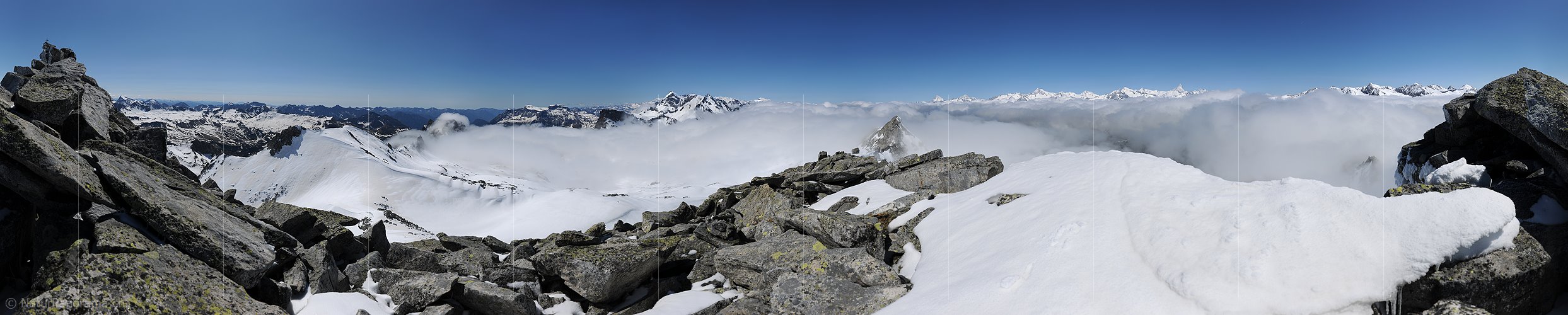 P012985: 360° Gigapixel-Gipfelpanorama Grosses Schinhorn