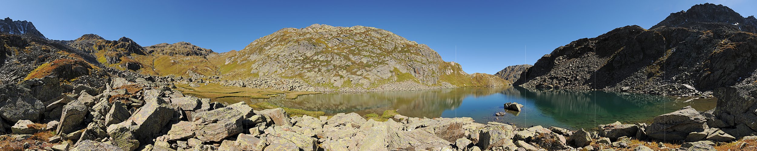P013660: 360° Panoramaaufnahme vom Tomasee (Lai da Tuma)