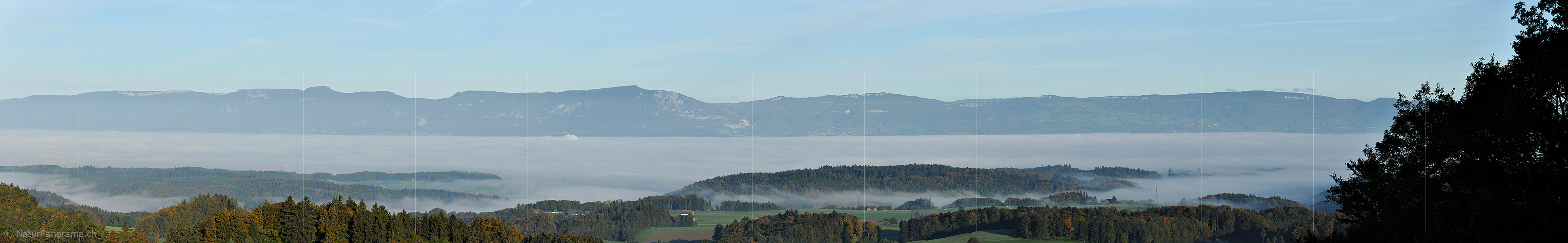 P013761: Panoramafoto Mittelland und Jura vom Oberbüelchnubel