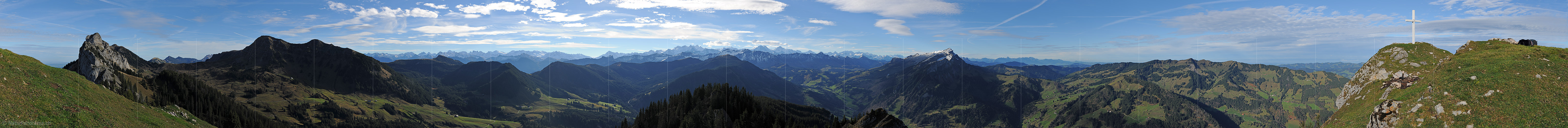 P013924: 360° Gipfelpanorama Schwändiliflue
