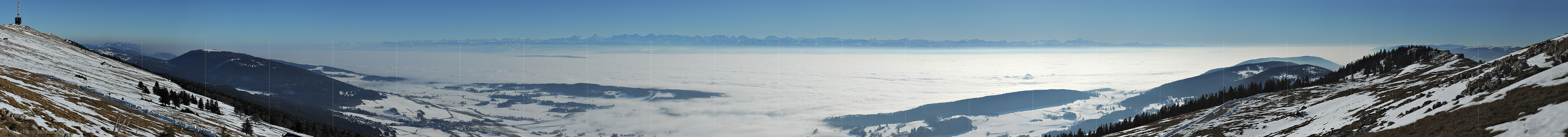 P014006: Panoramabild Alpenpanorama vom Chasseral