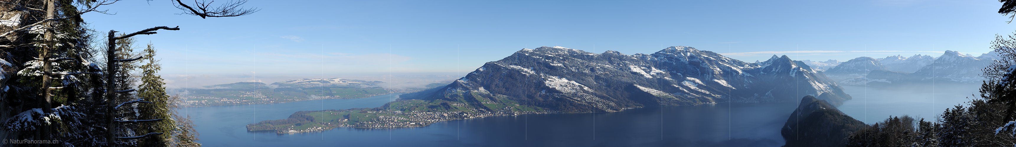 P014116: Panoramafoto Rigi vom Bürgenstock