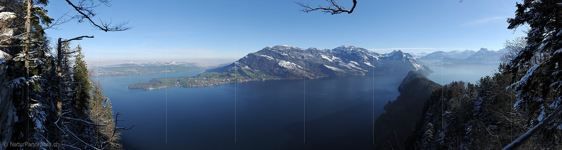 P014118: Panoramafoto Rigi vom Bürgenstock