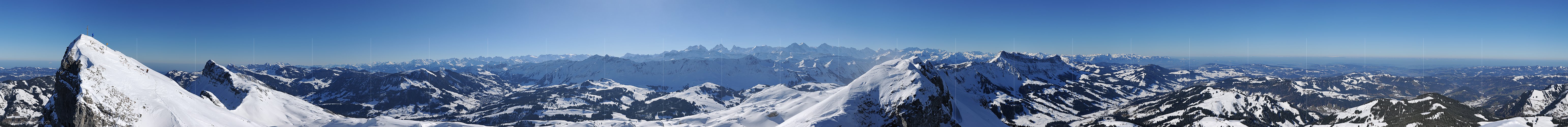 P014236: 360° Gipfelpanorama Hengst (Schrattenfluh)