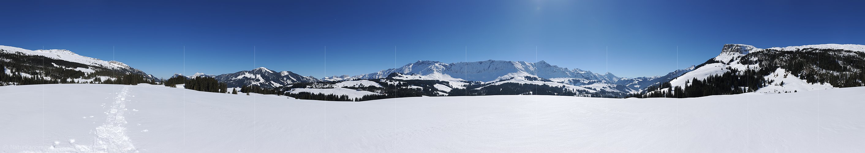P014251: 360° Panoramafoto Winterlandschaft