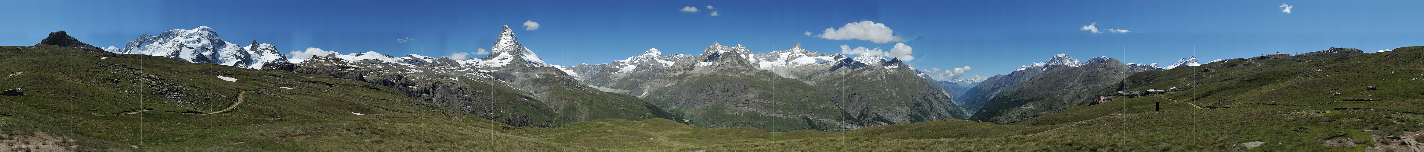 P014811: Gigapixel-Panoramafoto Matterhorn (Entwurf, halbe Grösse)