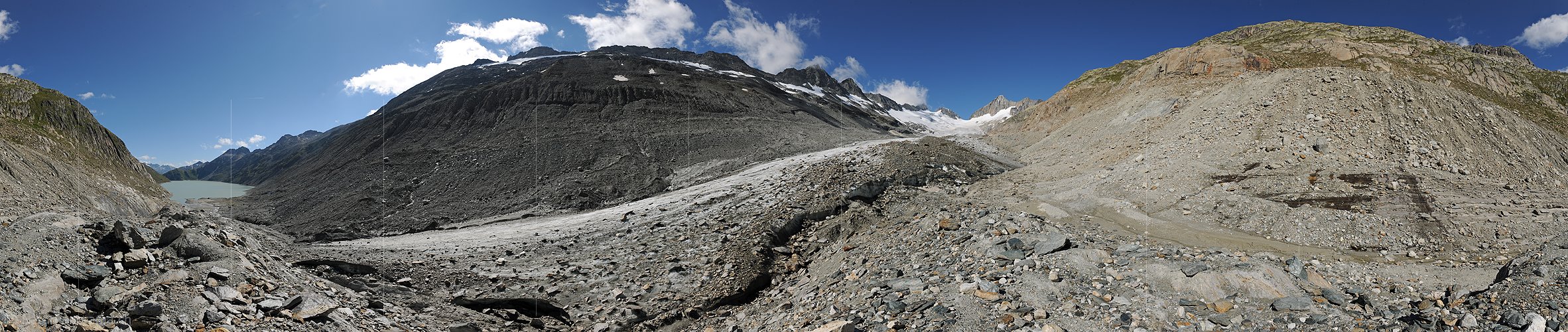 P014967: 360° Panoramafoto Oberaargletscher (Stand 8.2014)