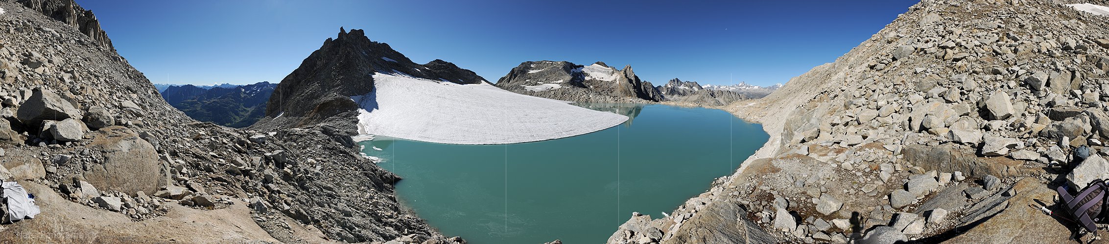 P015083: 360° Panoramafoto Chüebodengletscher (Stand 9.2014)