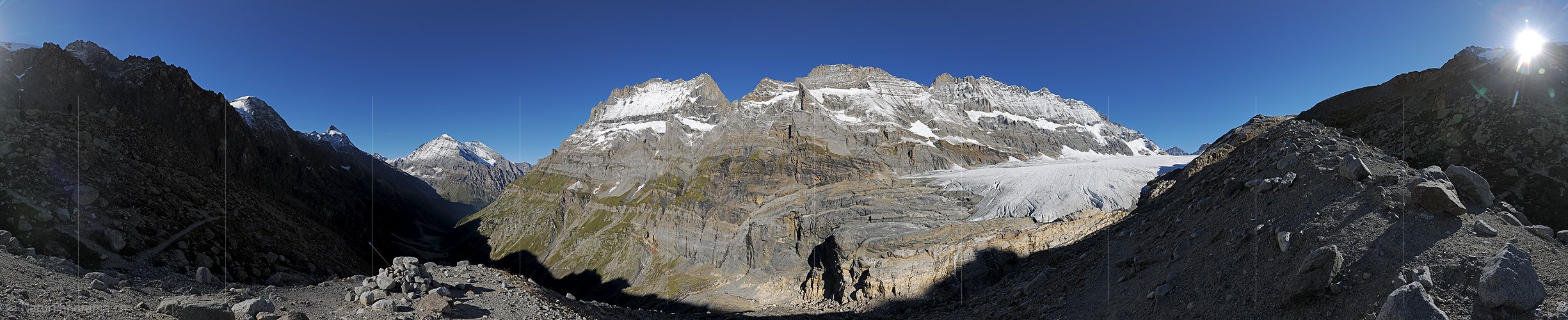 P015102: 360° Panoramafoto Kanderfirn und Alpetligletscher (Stand 9.2014)