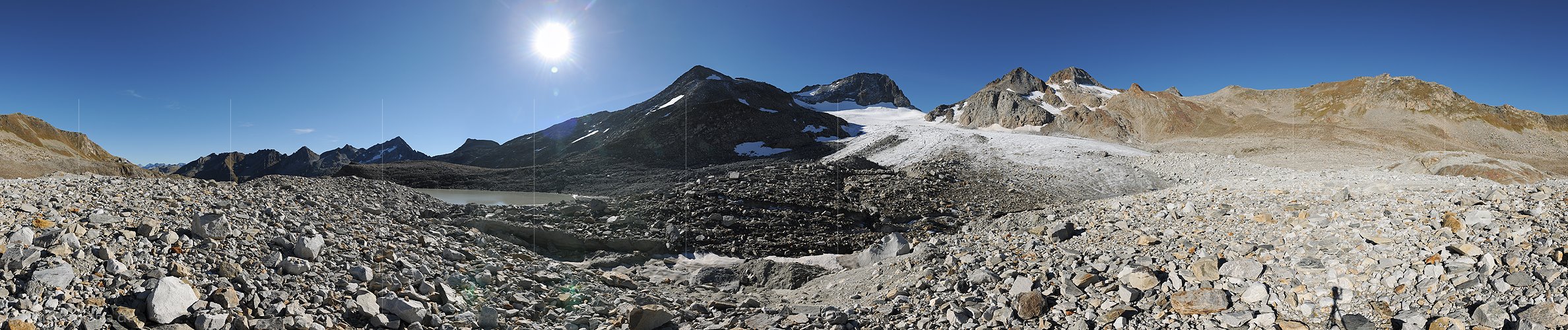 P015127: 360° Panoramabild Witenwasserengletscher (Stand 9.2014)