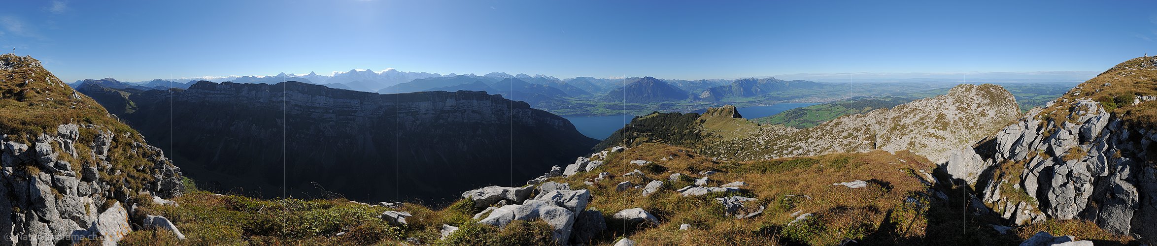 P015205: 360° Gipfelpanoramafoto Sigriswiler Rothorn