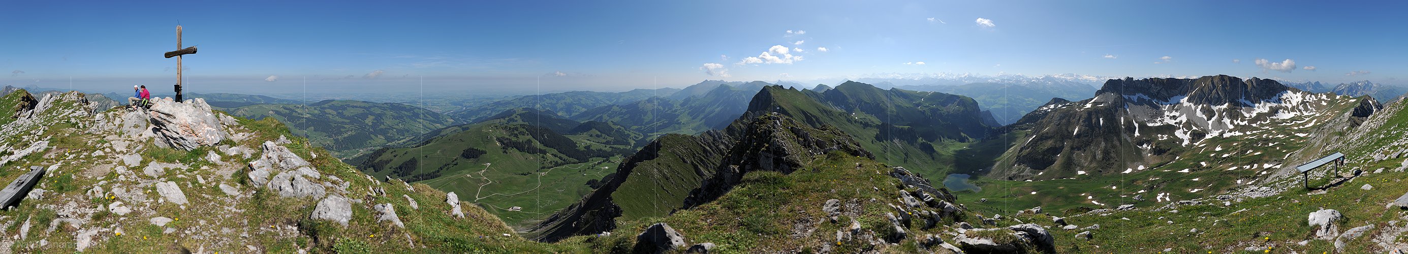 P016281: 360° Gipfelpanorama Kaiseregg