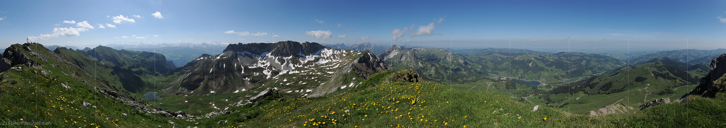 P016284: 360° Gipfelpanorama Kaiseregg