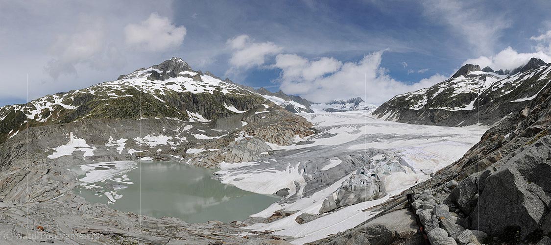 P016394: Panorama photo Rhone glacier (Date 6.2015)