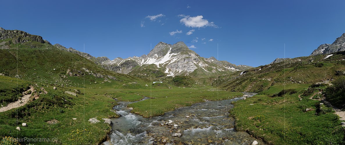 P016412a: Panoramafoto Bergbach auf Hochebene
