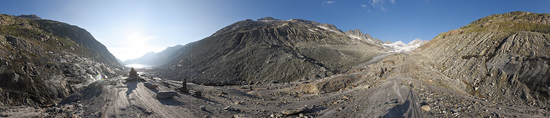 P016581: 360° Panoramafoto Oberaargletscher (Stand 7.2015)
