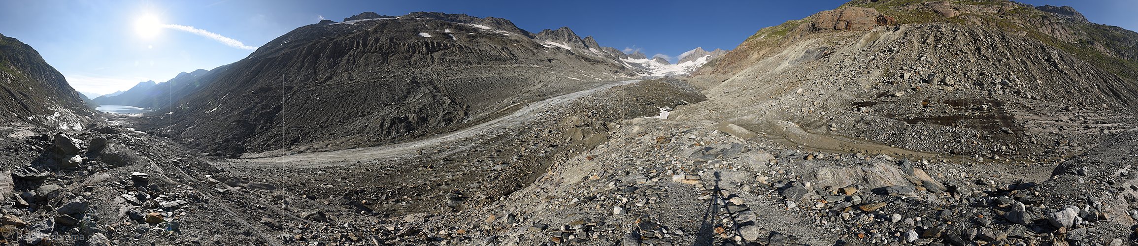 P016588: 360° Panoramafoto Oberaargletscher (Stand 7.2015)