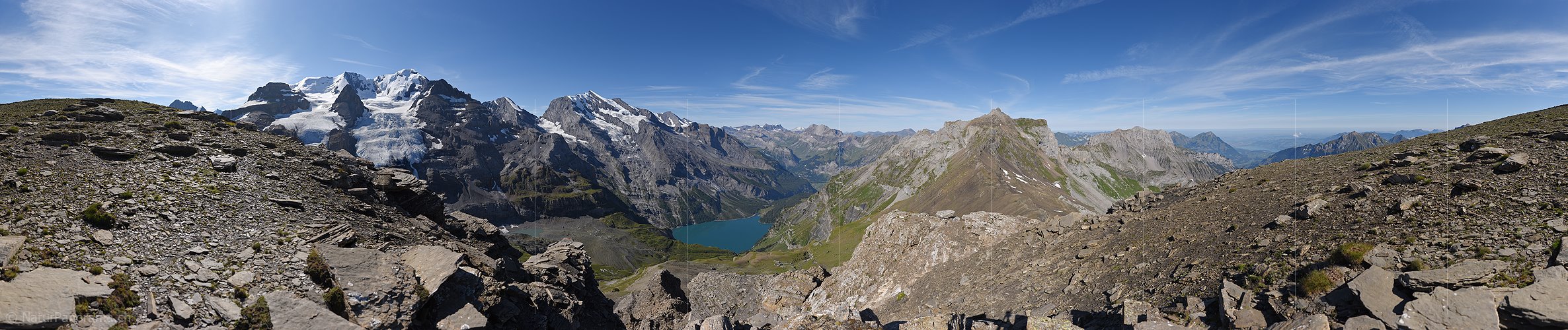 P016614: 360° Panoramafoto Oeschinensee vom Bundstock