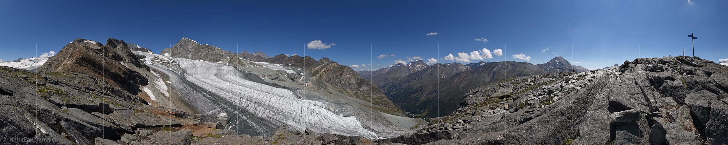 P016660: 360° Panoramafoto Allalingletscher (Stand 8.2015)