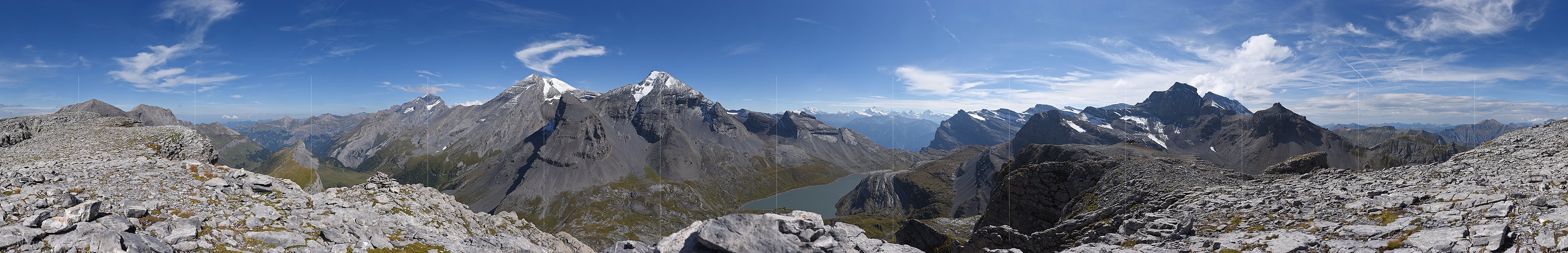P016819: 360° Gigapixel Gipfelpanorama Felsenhorn (Gemmi)