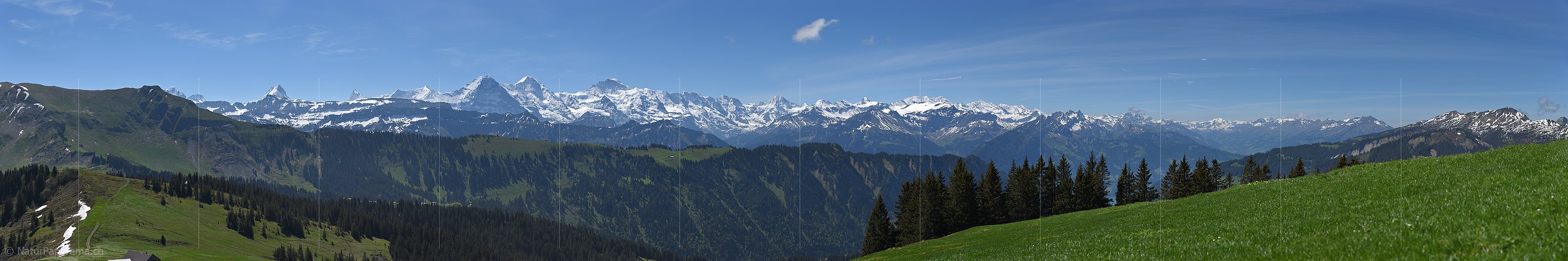 P017954: Grosses Panoramafoto der Berner Alpen