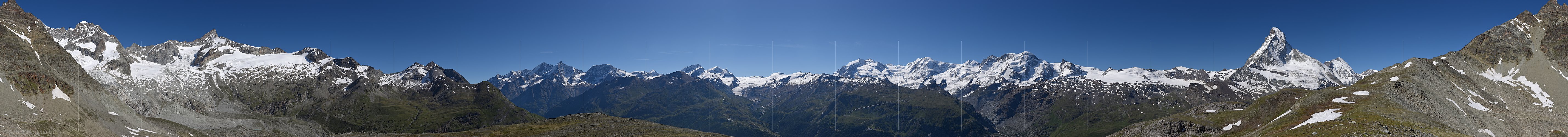 P018192: 360° Gipfelpanorama Hüenerchnubel, Höhbalmen